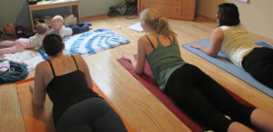 postpartum yoga